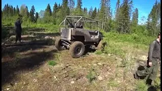Самодельный внедорожник, тест-драйв