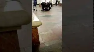 Драка,ЗАДЕРЖАНИЕ ВОРА В МЕТРО