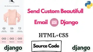 How To Send Custom Beautiful Email in Python Django