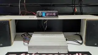 Alpine CDA-9856 + Kenwood KAC-846