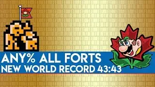 Super Mario Bros.3 All Forts Former World Record - 