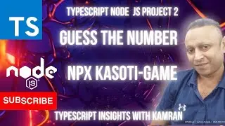 TypeScript/Node.js project: Number Guessing Game, user to guess the number generated by the computer