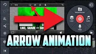 How To Add Arrow Animation on Android (Kinemaster Key Tool)