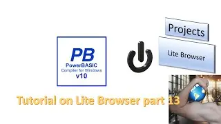 PowerBasic Projects - Creating a web browser - part 13