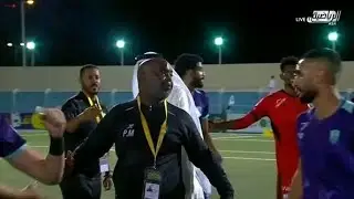 Pitso Mosimane celebrations after securing promotion with Al Ahli Saudi