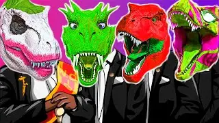 Jurassic World Evolution 2 x Jurassic World Camp Cretaceous Break Out T-Rex - Coffin Dance Song