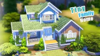 Tiny Family House (2 Generation)👨‍👩‍👧‍👦 - Sims 4 Cozy and Compact Living Space