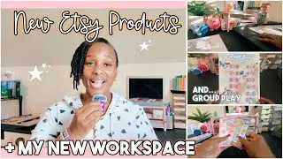 Etsy Shop Drop + Desk Makeover! | Come Behind the Scenes with Me 🛍️✨