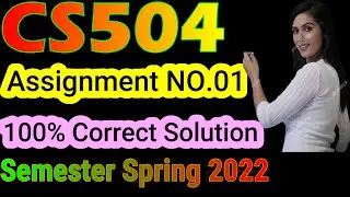 CS504 Assignment 1 Solution Spring 2022 By Learning With Happy Mood
