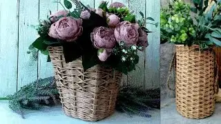 Плетеные корзины для подарочных букетов 2/Wicker baskets for gift bouquets