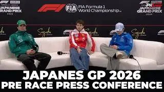 F1 Drivers Pre Race Press Conference | Japanese Grand Prix 2026