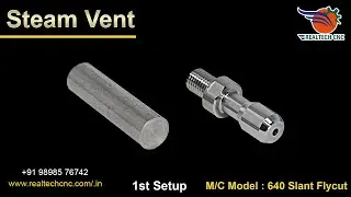 Steam Vent 640 fly Cutter | RealTech CNC Machine VD-272