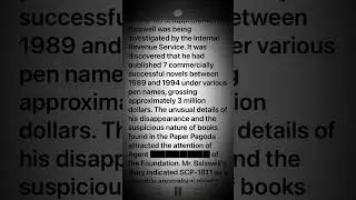 SCP-1811 - Shelf Life