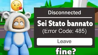 MIO FIGLIO E' STATO BANNATO DA BROOKHAVEN ROBLOX!
