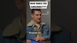 This is WHY people subscribe to you!