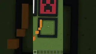 Satisfying Minecraft Sand Art! (Orange Creeper)