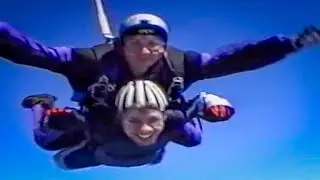 Tandem skydive in 2000
