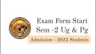 exam form start | saurashtra university new update | #sem2  #saurashtrauniversity #exam