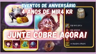 ( SAGA MIR4 COREANO ) CONFERINDO AS NOVIDADES EM GAME / EVENTOS DO 4º ANIVERSÁRIO JUNTE COBRE!👀