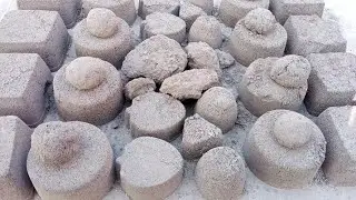 ASMR: Crispy Brown Gritty Texture Dry Water Crumbling #asmr #asmrsand #asmrsounds