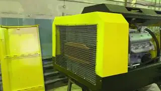 Дизельная компрессорная установка КВ 12/12 для буровой