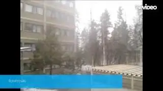 29th April and it is snowing in Finland!