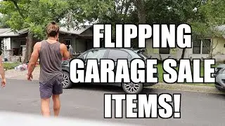TURNING ITEMS INTO CASH WITH GARAGE SALES