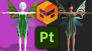 Создаю образ феи в Marvelous Designer и Substance 3D Painter
