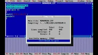 Turbo C++ Program Run Time Error and Program Compile Error Solution |  Turbo C++ Errors