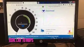 BSNL LAN 70 mbps in India