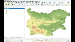 Relief visualization with QGIS  - color ramps (create, import, export)