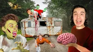 IZ UKLETE KAMP KUĆICE IZAŠLI SU ZOMBIJI! *žele pojesti naše mozgove*