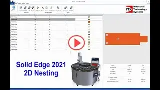 Solid Edge 2021 - 2D Nesting