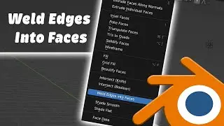Use Weld Edges Into Faces In Blender!