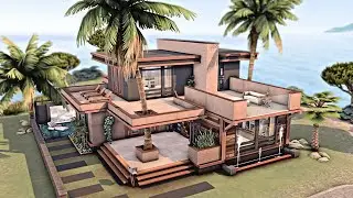 MODERN ISLAND HOUSE 🌴 The Sims 4 Speed Build | No CC