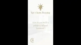 How Do you Build a Powerful Referral Business?