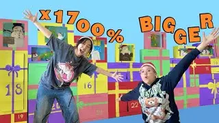 We Built The World BIGGEST Advent Calendar!