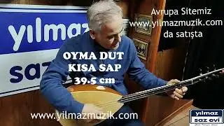 Oyma Dut Bağlama Kısa Sap 39.5 cm
