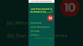 C# Multiple Choice Question 