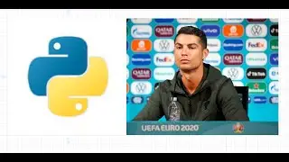 Christiano Ronaldo Coca Cola Python Dictionaries