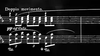 Nocturne Op. 48, No. 1 (doppio movimento) - Chopin (animated sheet music)