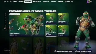 TMNT Fortnite Item Shop!
