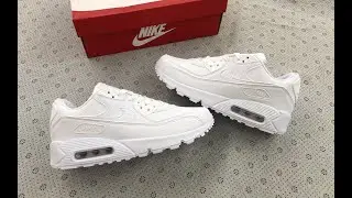 Nike Air Max 90 Leather Triple White Review