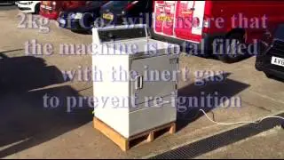 Industrial Dryer Fire Test