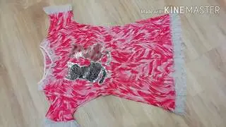 Платье для девочки без выкройки.