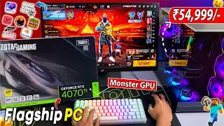 ₹54,999/- Flagship Gaming PC - RTX 4070 Ti + Intel 14th Gen, 32GB DDR5 Ram PC Upgrade! 4k Gaming