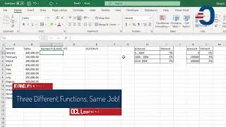 Three Functions, Same Job - The IFS, IF and VLOOKUP Function