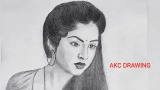 || How to draw [Divya Bharti] Sketch.||