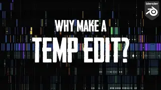 Why VFX depend on a temp edit
