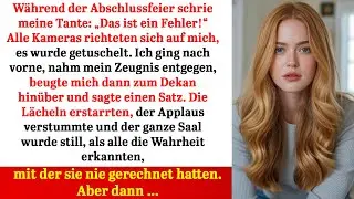 Das ist ein Fehler!“ – Mein Satz zum Dekan ließ die gesamte Abschlussfeier erstarren…